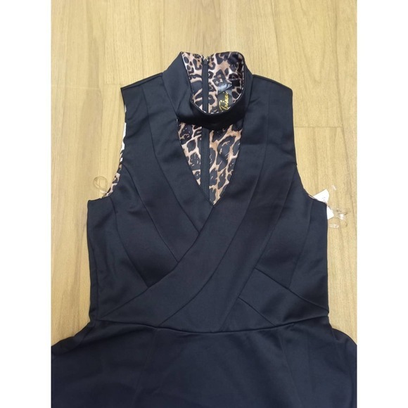 NWOT Trixxi Window Collar Sleeveless Party Dress - Picture 2 of 5